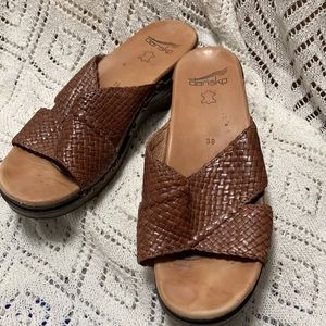 Dansko slip on sandles size 39